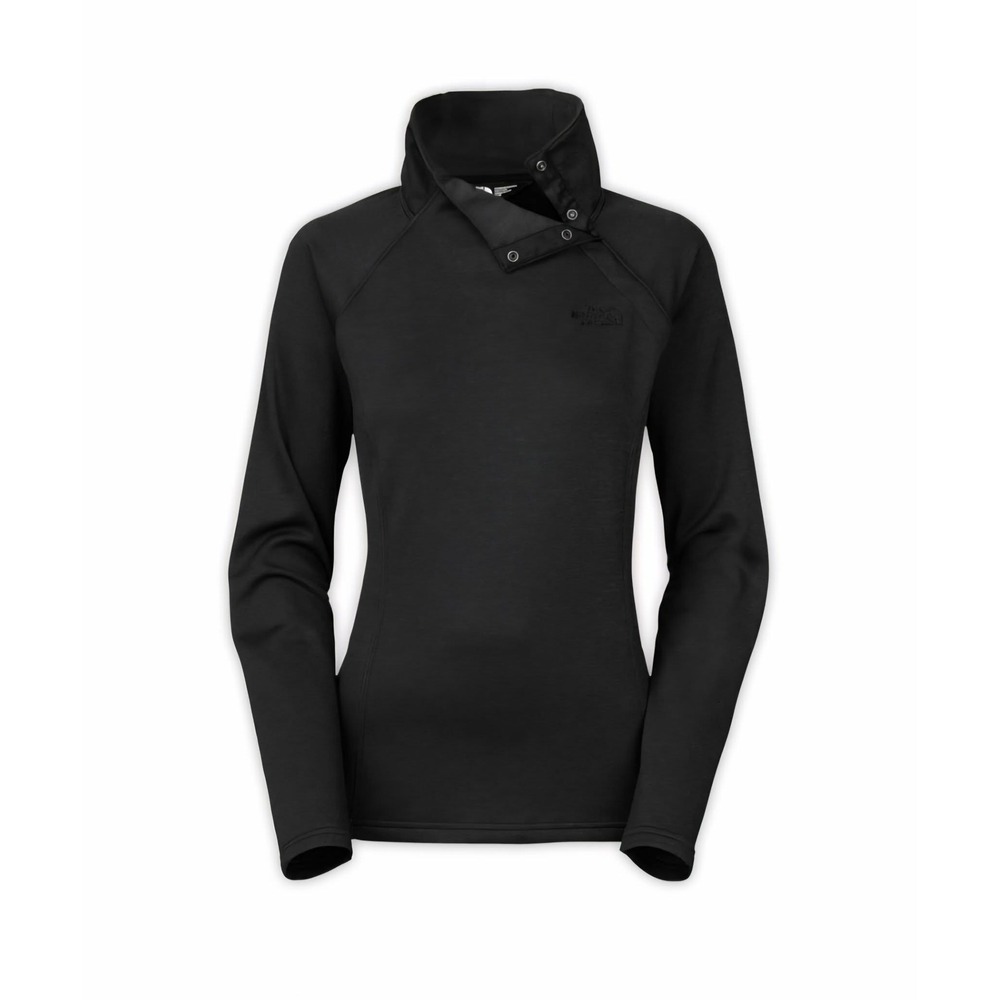 the North Face Agave 1/4 Zip Snap Neck Pullover Jacket Women's Size Large, Black